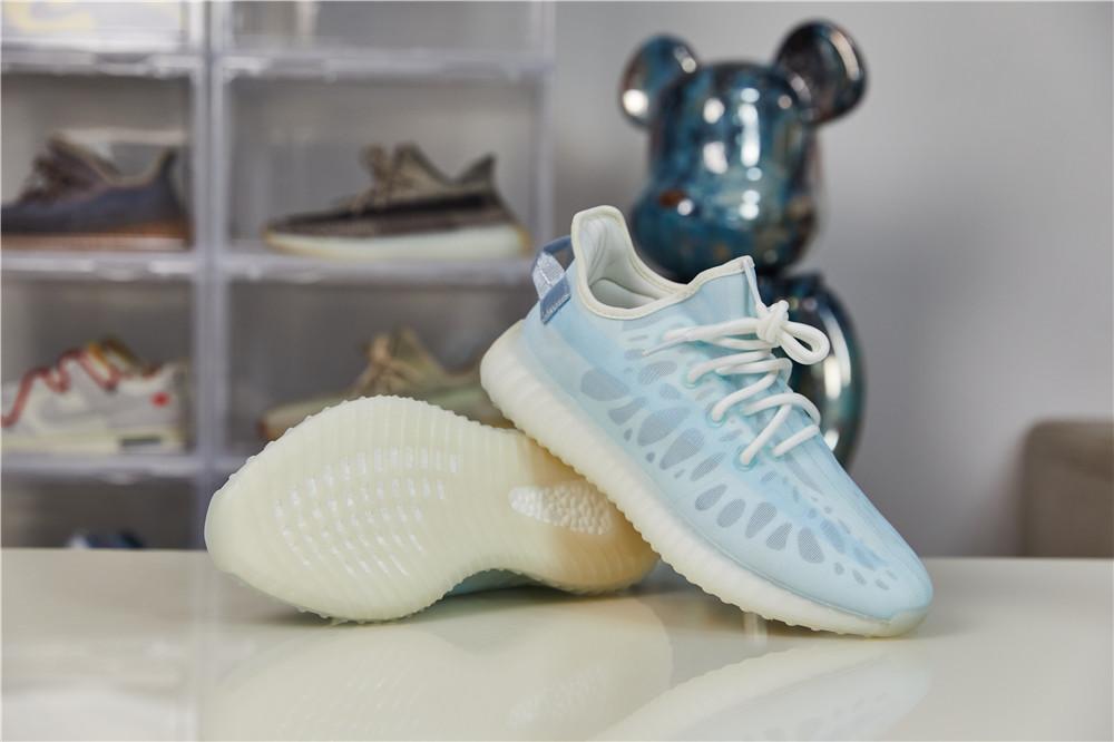 PK God adidas Yeezy Boost 350 V2 Mono Ice Retail materials ready to ship